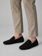 Men’s Slip-On Driver Loafers – Suede Look Casual Elegance