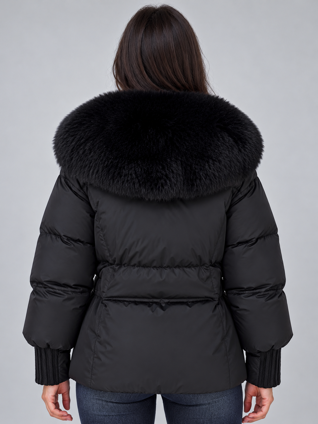 Women’s Faux Fur Collar Puffer Jacket