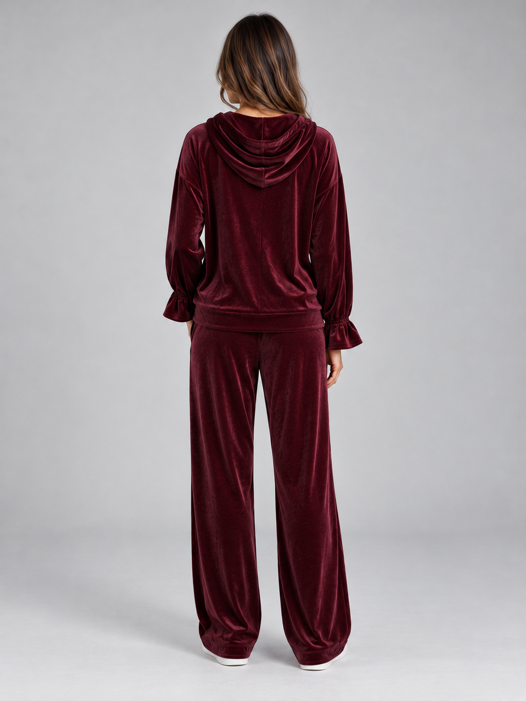 Women’s Velvet Hooded Co-Ord Set