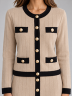 Women’s Knitted Cardigan & Midi Skirt Co-Ord Set