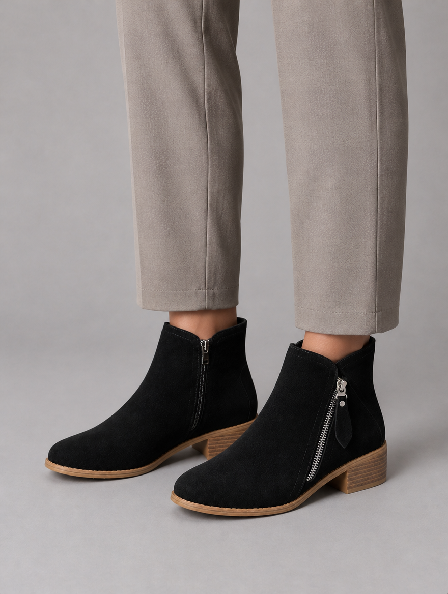 Women’s Suede Look Ankle Boots