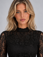 Women’s Floral Lace Maxi Dress