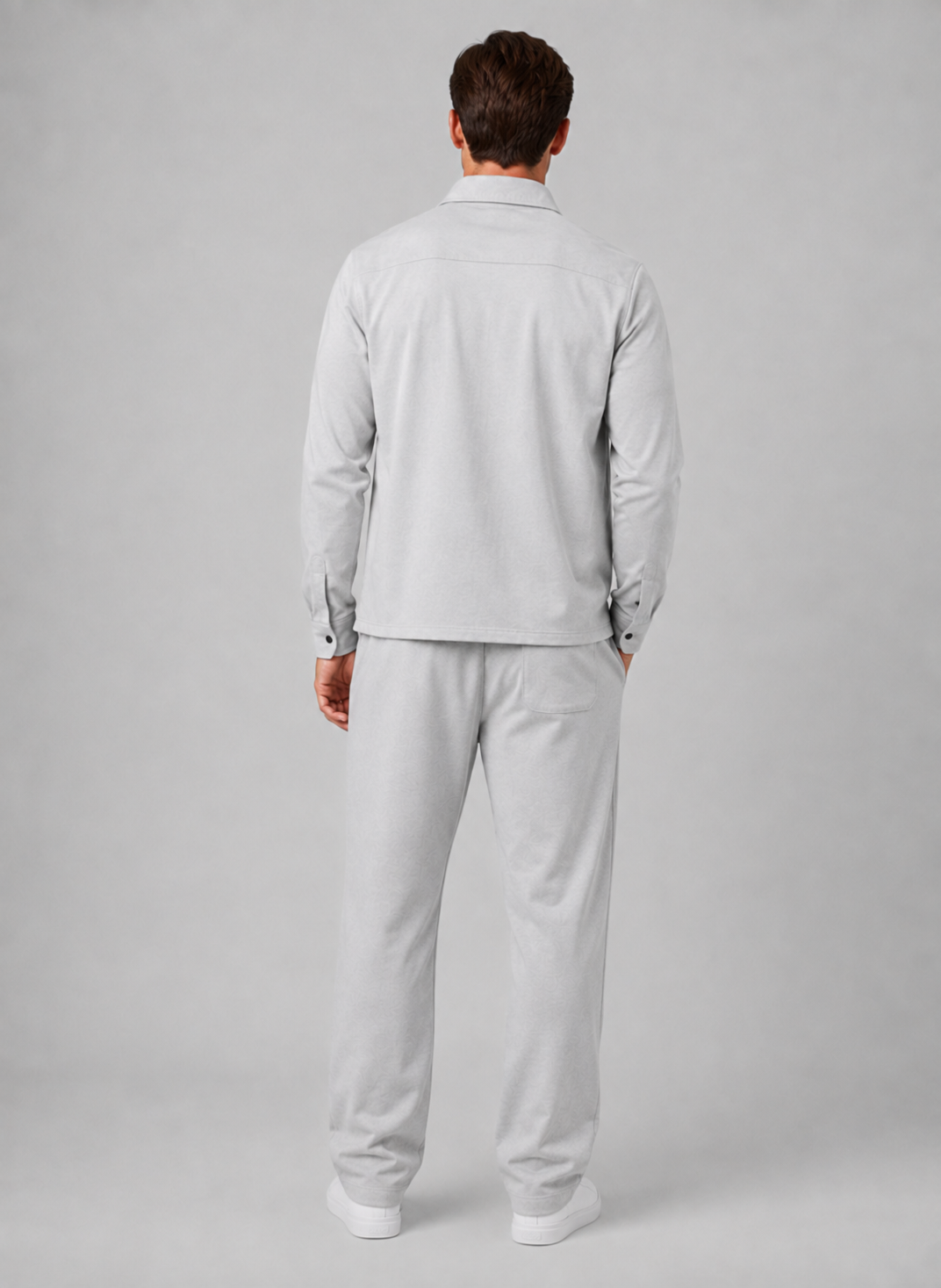 Men’s Two-Piece Overshirt & Trousers Set