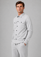 Men’s Two-Piece Overshirt & Trousers Set