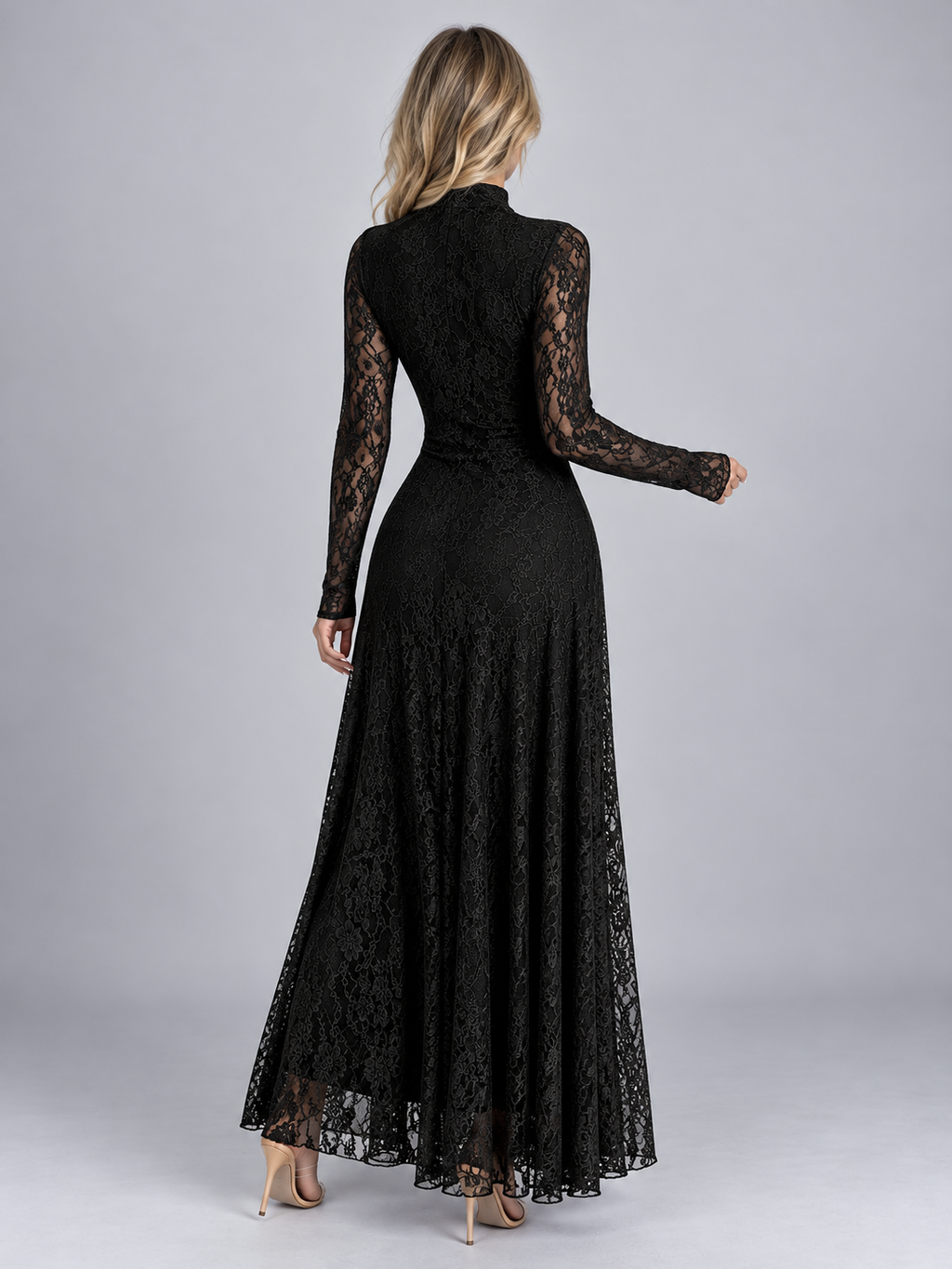 Women’s Floral Lace Maxi Dress