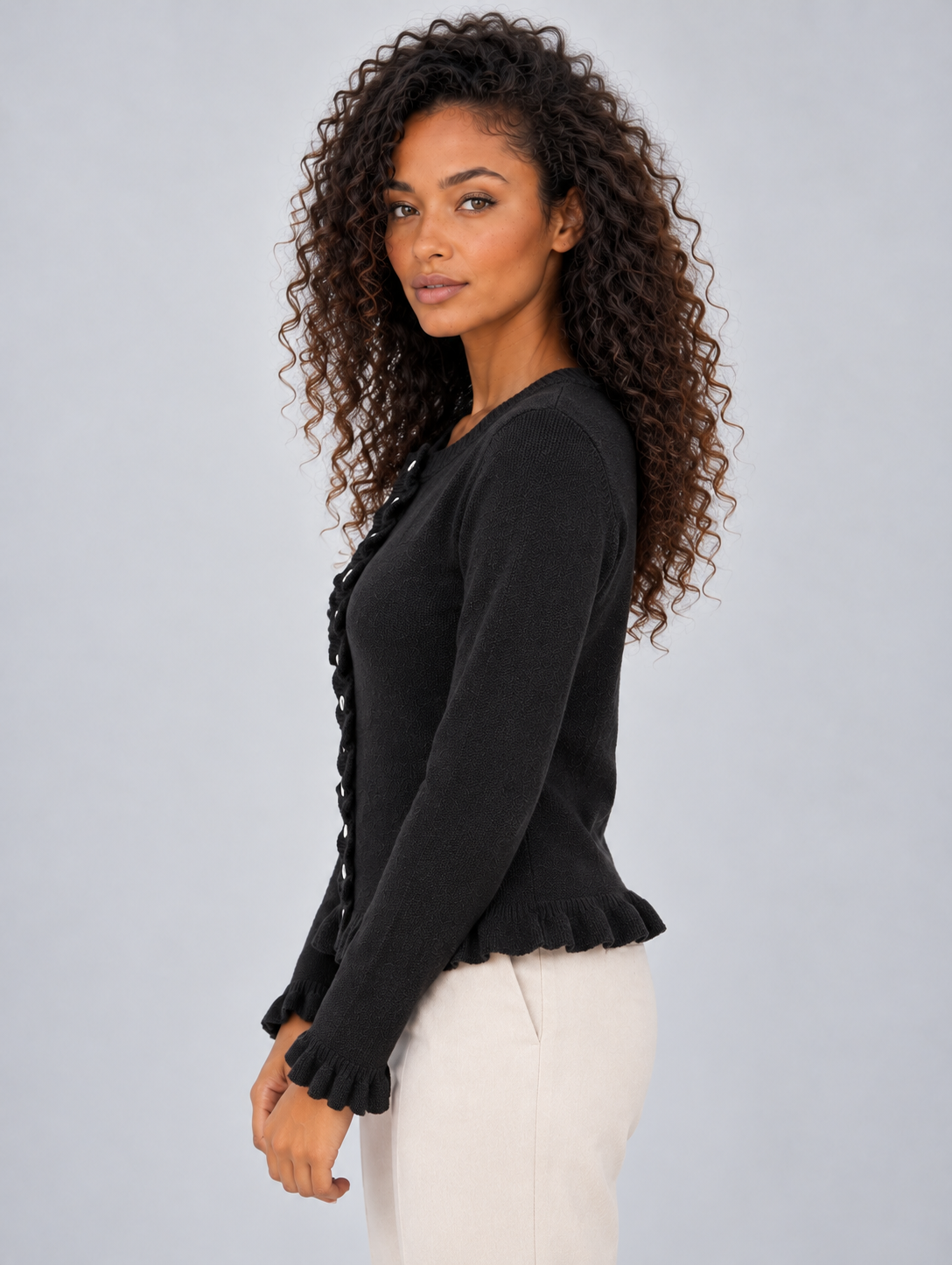 Women’s Button Front Knitted Cardigan