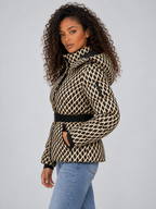 Women's Belted Puffer Jacket
