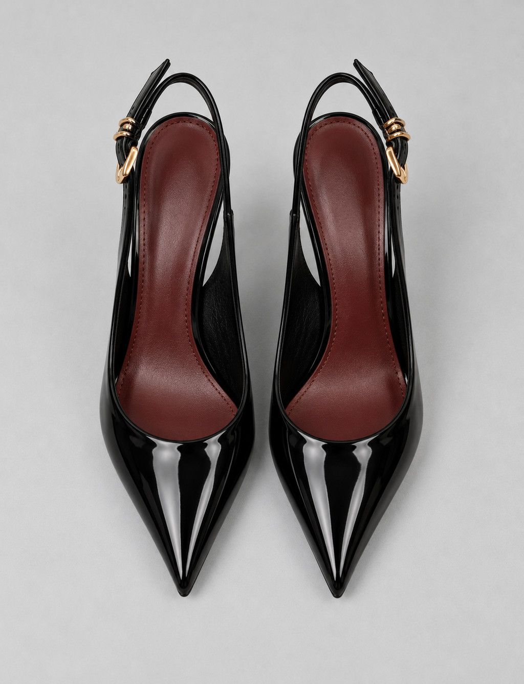 Women’s Patent Slingback Stiletto Heels