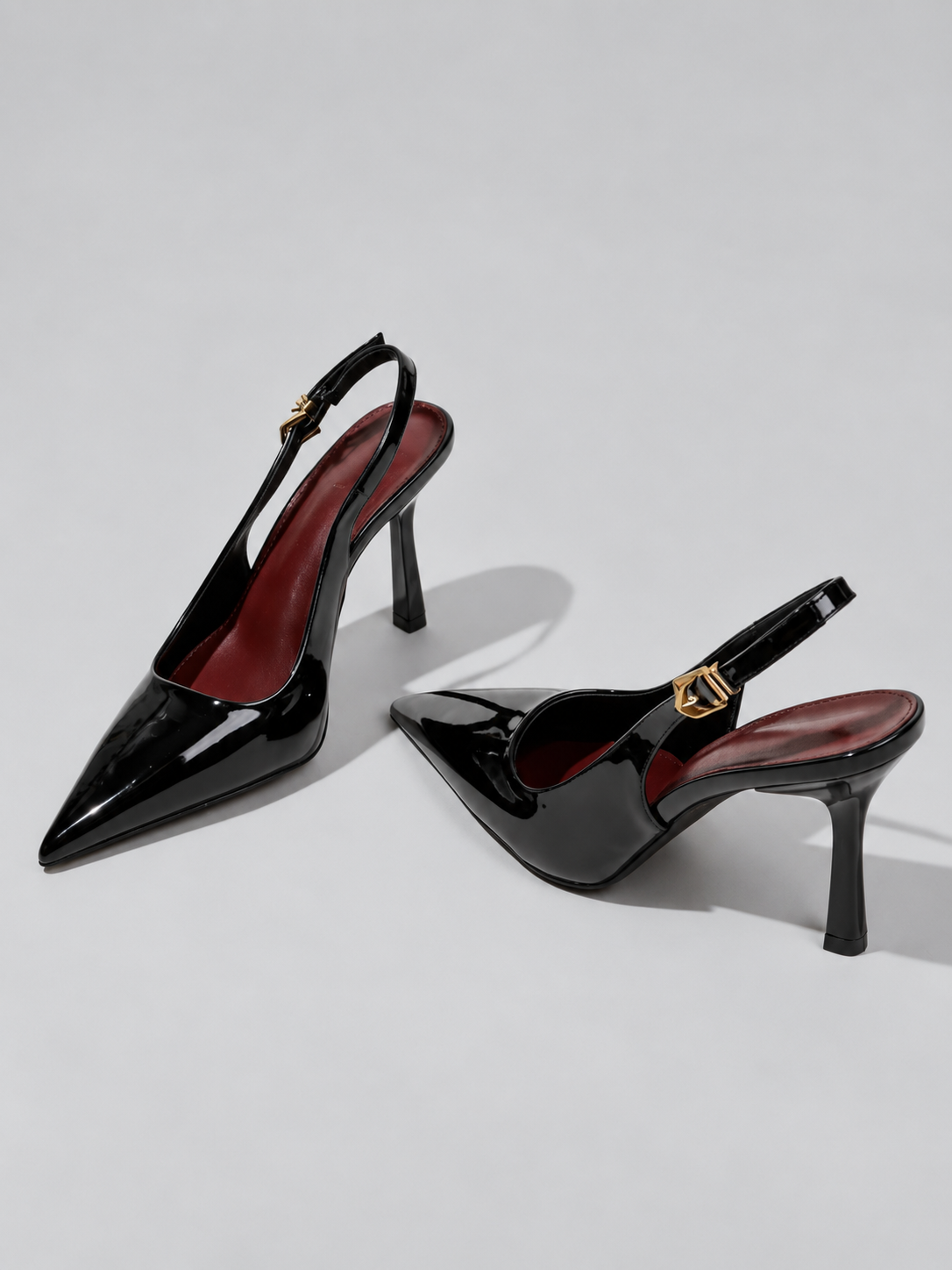 Women’s Patent Slingback Stiletto Heels