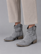 Women’s Suede Look Cowboy Ankle Boots