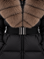 Women’s Hooded Faux Fur Puffer Jacket