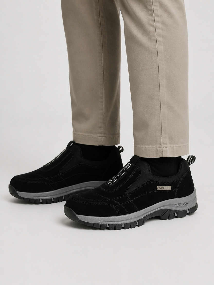 Men’s Comfort Slip-On Walking Shoes – Durable Outdoor Style