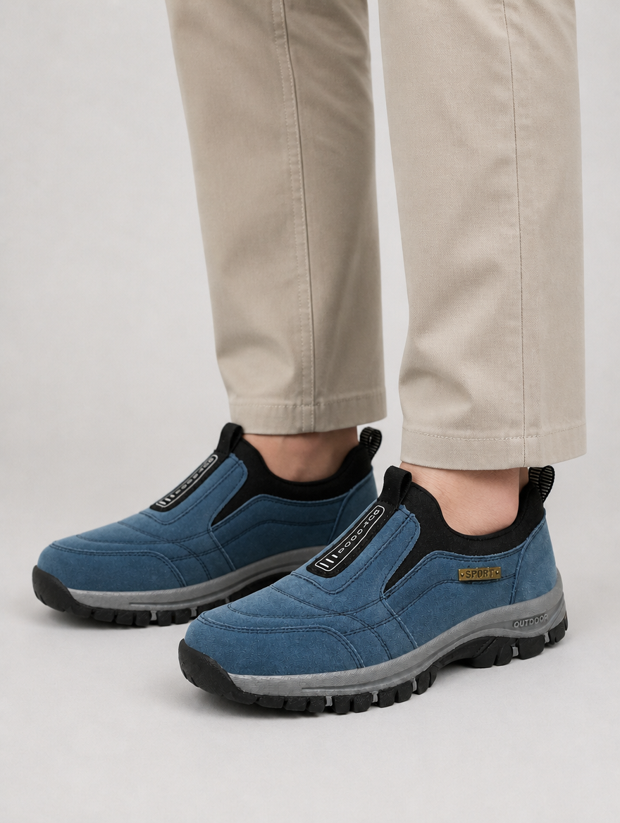 Men’s Comfort Slip-On Walking Shoes – Durable Outdoor Style
