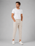 Men’s Drawstring Cropped Trousers – Relaxed Fit Summer Style