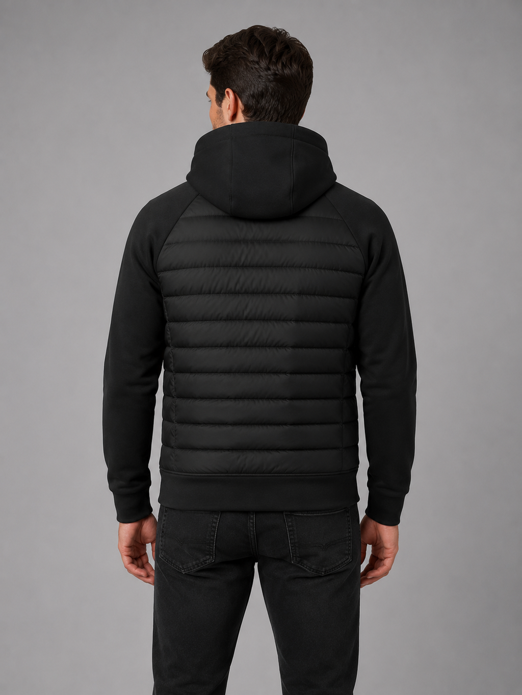 Men's Hooded Quilted Jacket