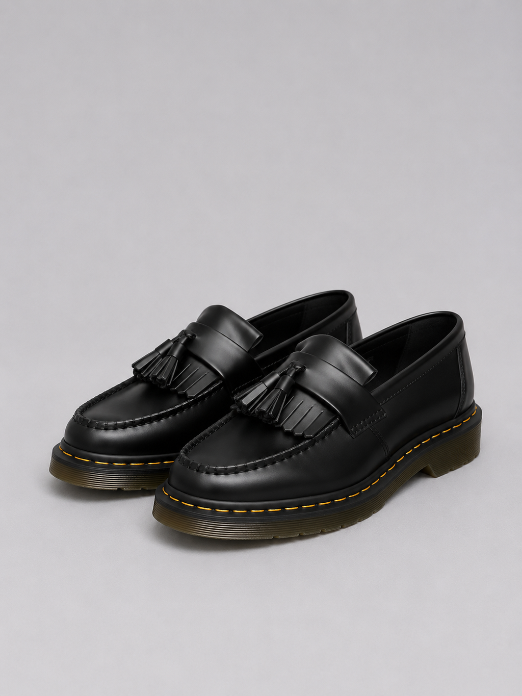 Men’s Leather-Look Tassel Loafers – Smart Casual Slip-On Shoes