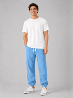 Men’s Relaxed Fit Linen Style Trousers – Summer Comfort Style