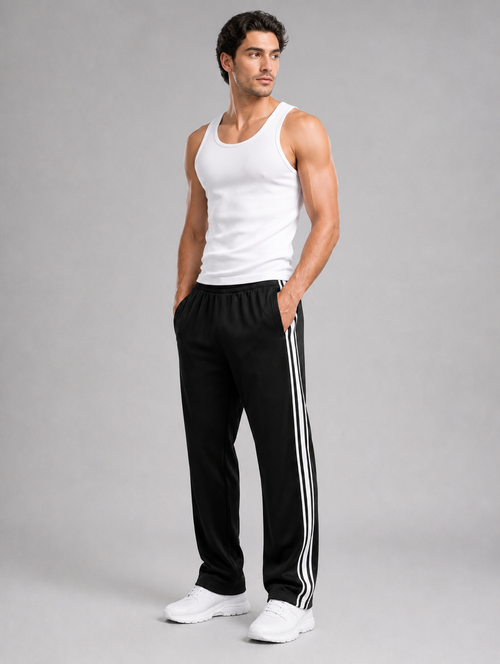 Men's Track Pants with Pockets – Relaxed Fit Sport Trousers