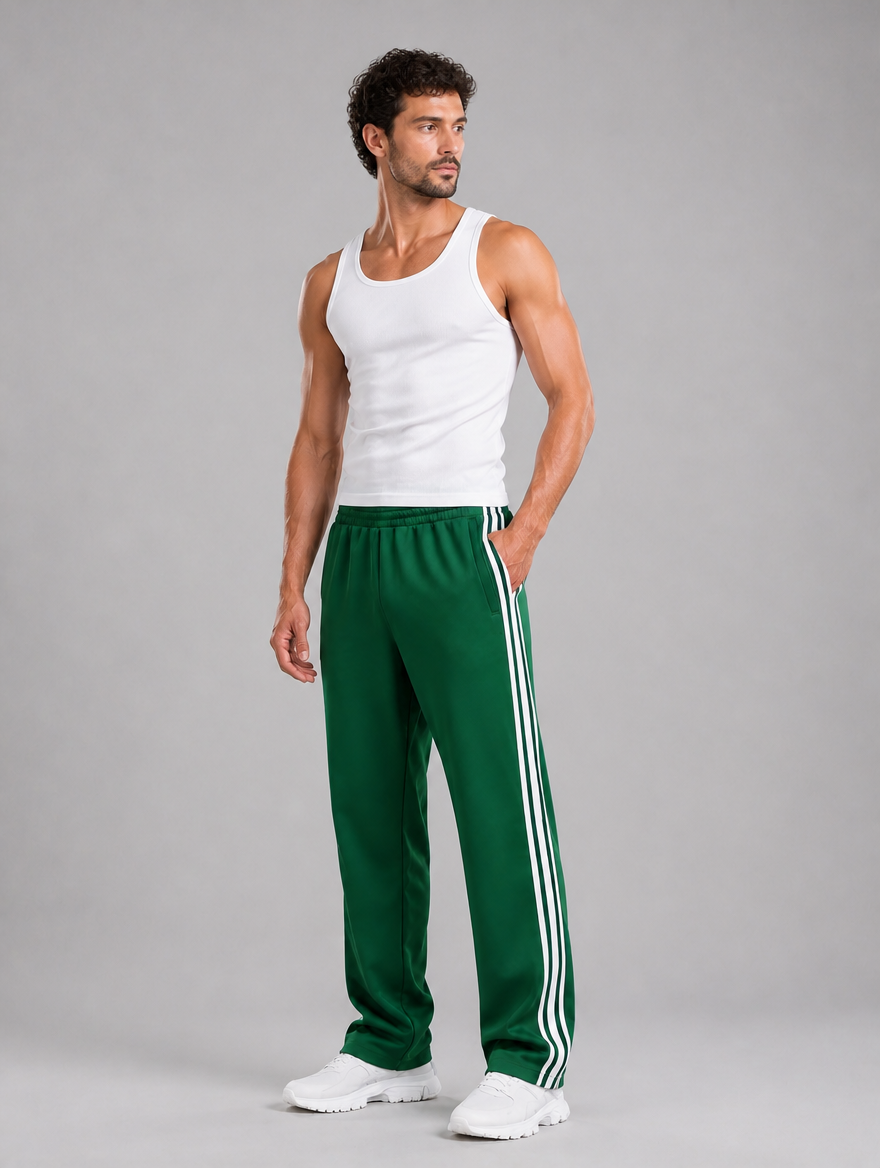 Men's Track Pants with Pockets – Relaxed Fit Sport Trousers