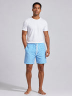 Men’s Striped Swim Shorts – Quick-Dry Fit