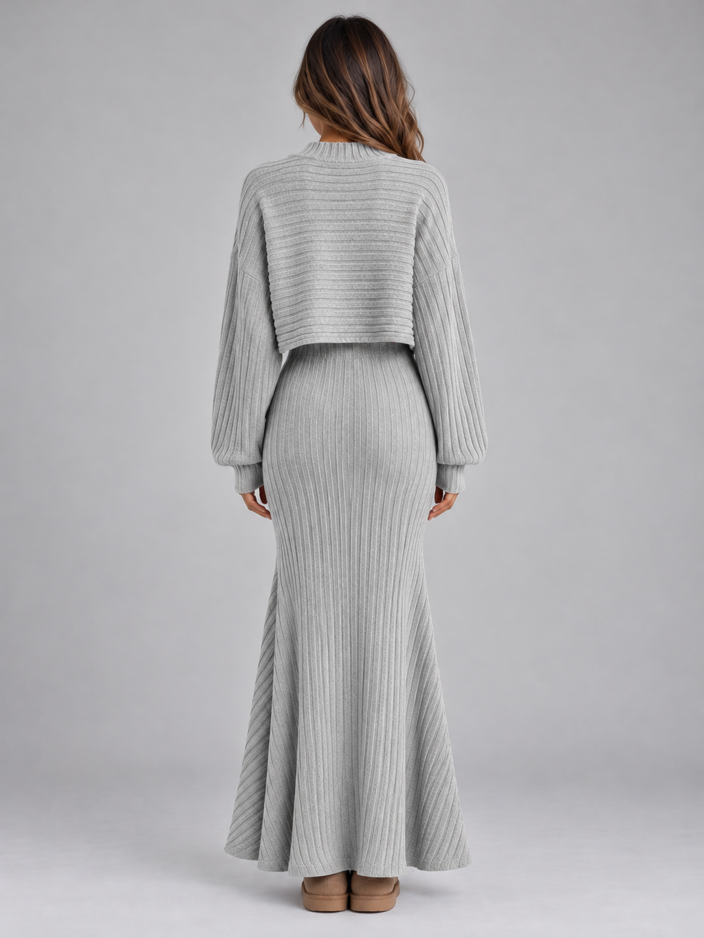 Women’s Ribbed Knit Co-Ord Set