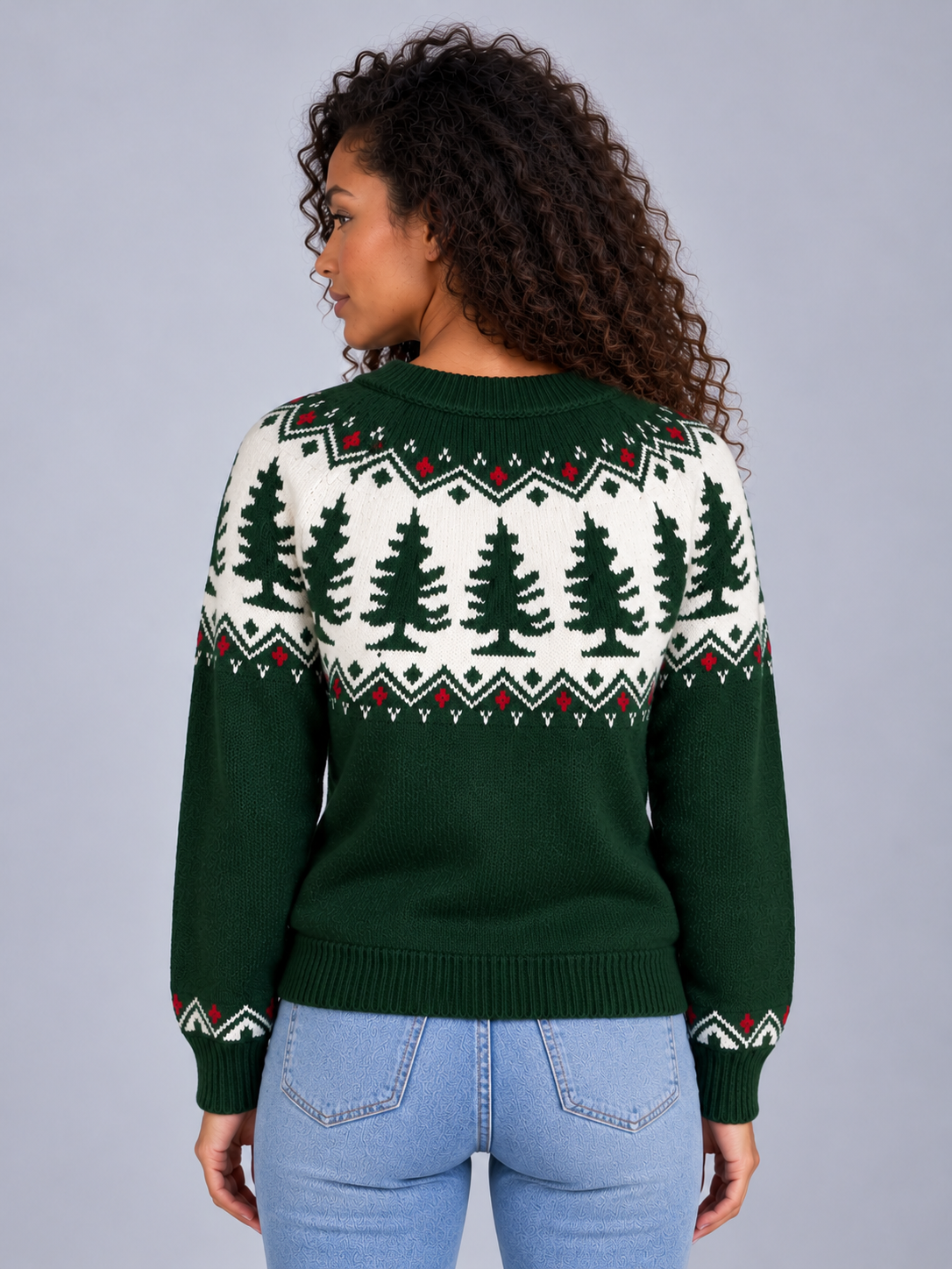 Women’s Knitted Fair Isle Christmas Jumper
