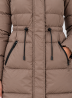 Women’s Longline Hooded Puffer Coat