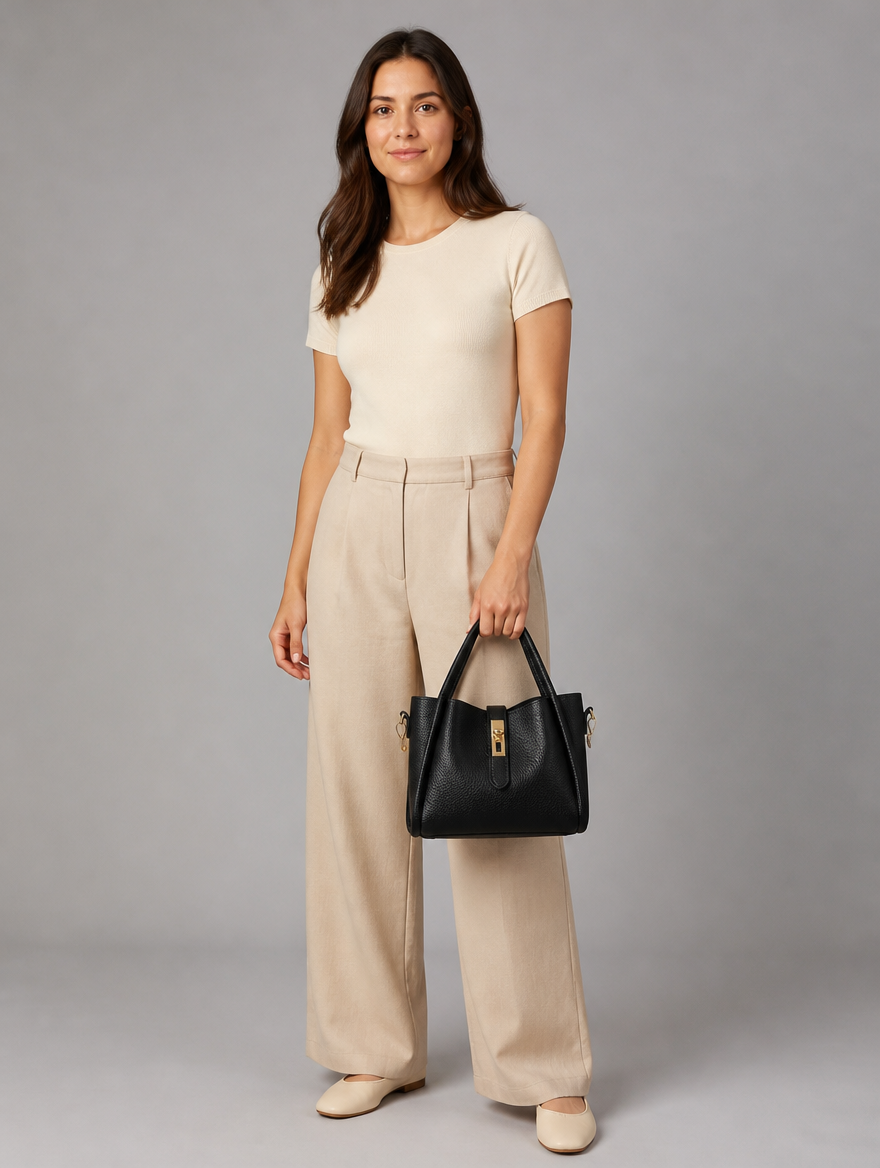 Women’s Leather Tote Bag – Everyday Crossbody