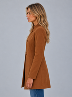 Women’s Tailored Button Front Coat