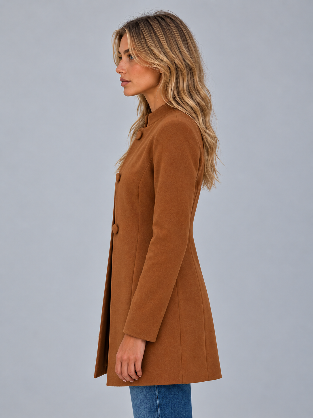 Women’s Tailored Button Front Coat