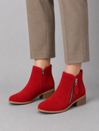 Women’s Suede Look Ankle Boots