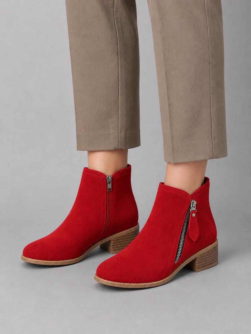 Women’s Suede Look Ankle Boots