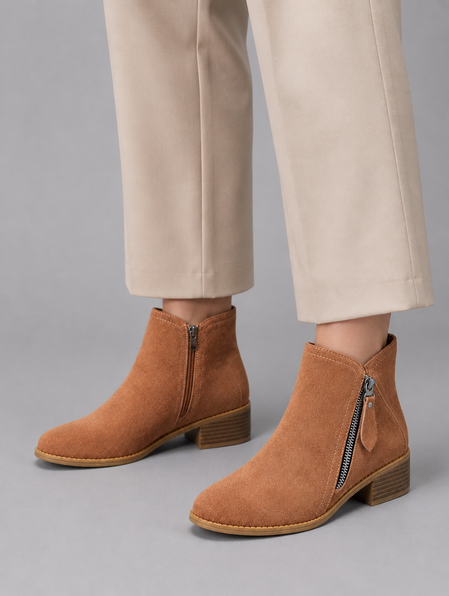 Women’s Suede Look Ankle Boots