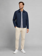 Men’s Lightweight Summer Jacket – Smart Casual Zip Jacket — studio view