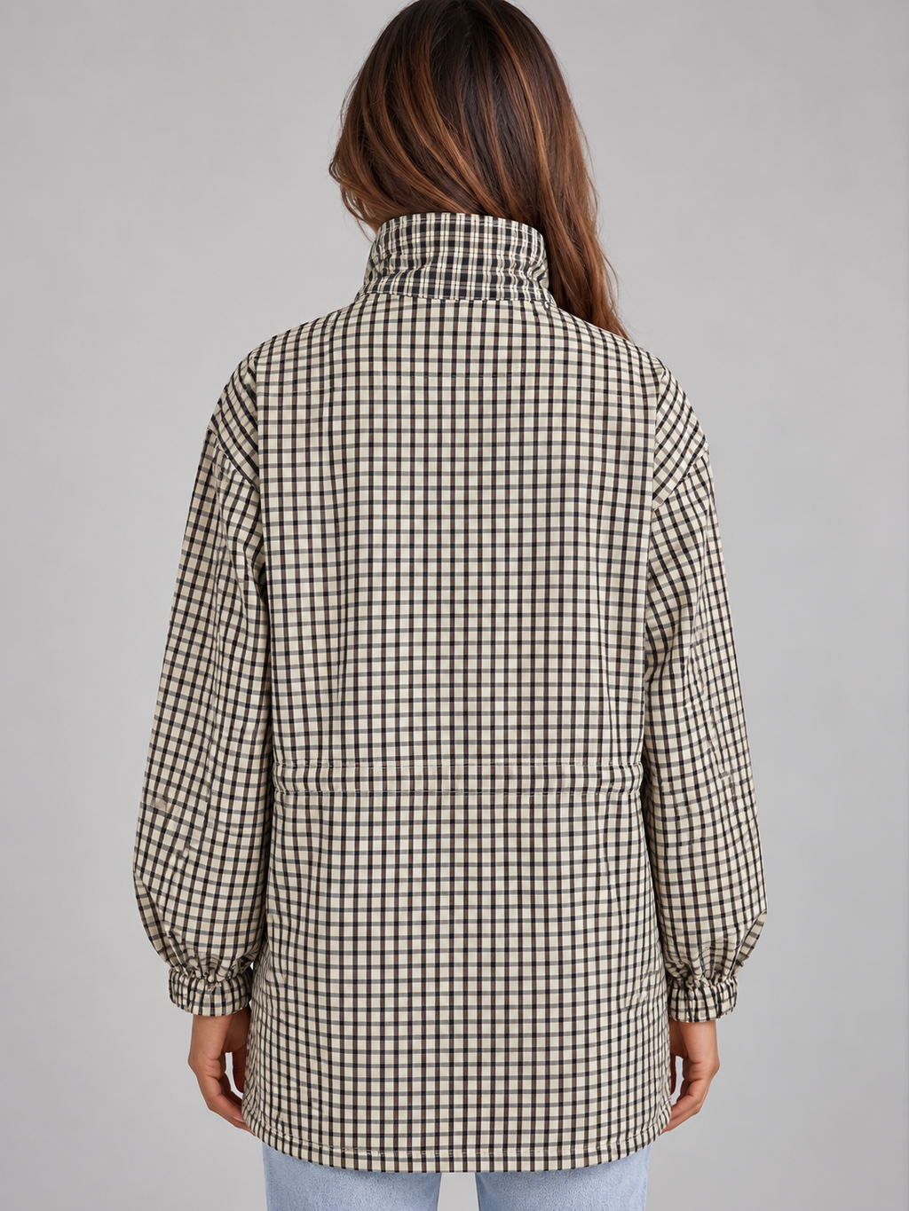 Women’s Checked Utility Jacket