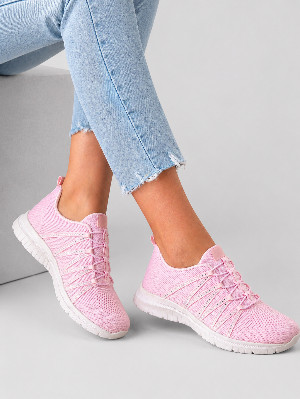 Women’s Comfort Slip-On Knit Trainers