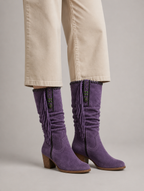 Women’s Cowboy Fringe Boots – Mid-Calf Style