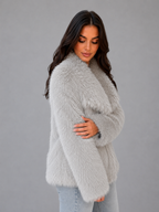 Women's Faux Fur Jacket – Soft Cosy Winter Coat