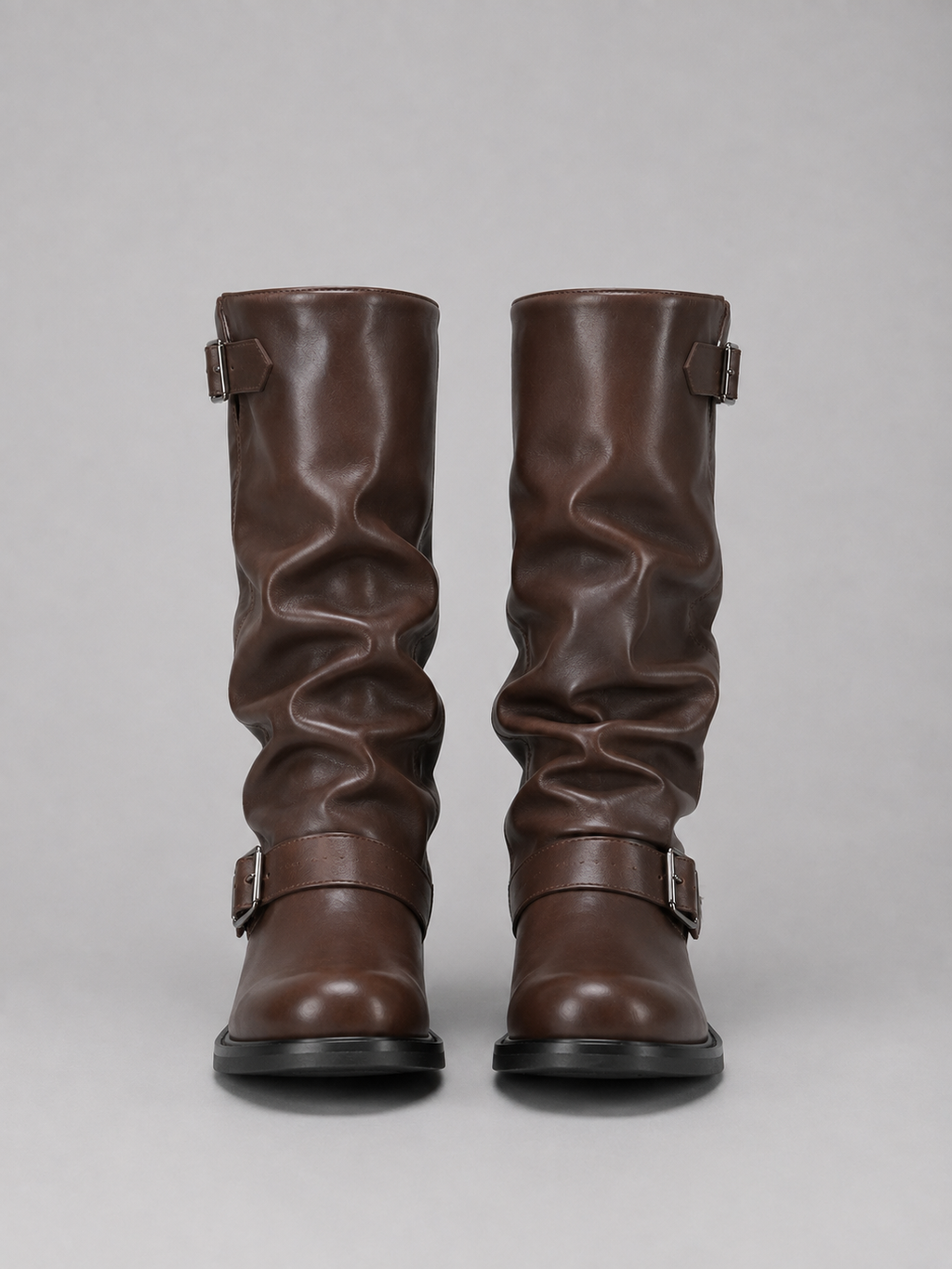 Women’s Knee-High Biker Boots