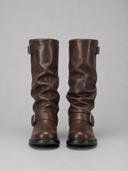 Women’s Knee-High Biker Boots