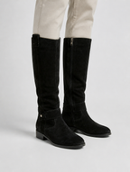 Women’s Knee High Suede Look Boots