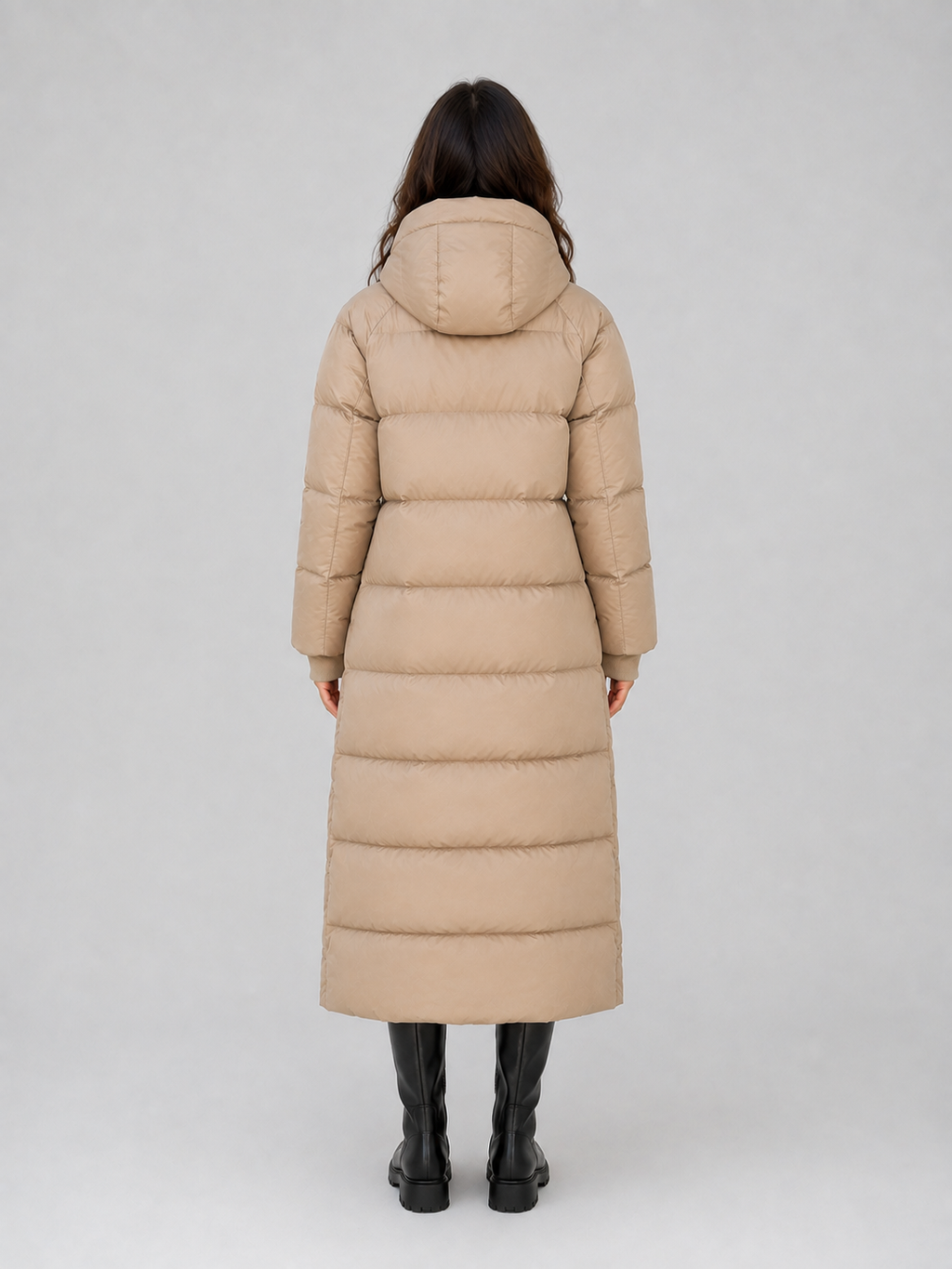 Women’s Hooded Long Puffer Coat