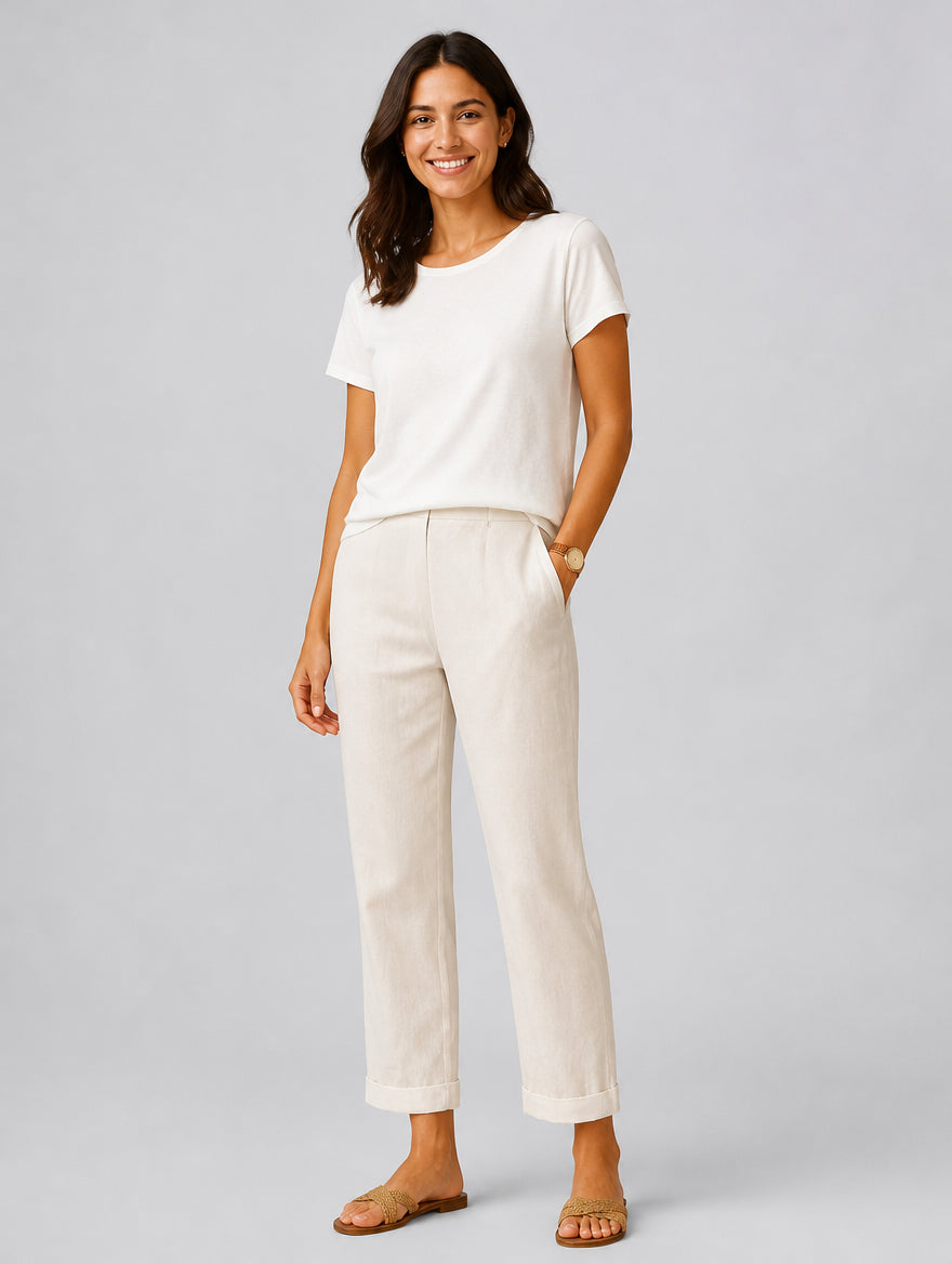 Women’s Lightweight Trousers – Relaxed Fit Casual Trousers