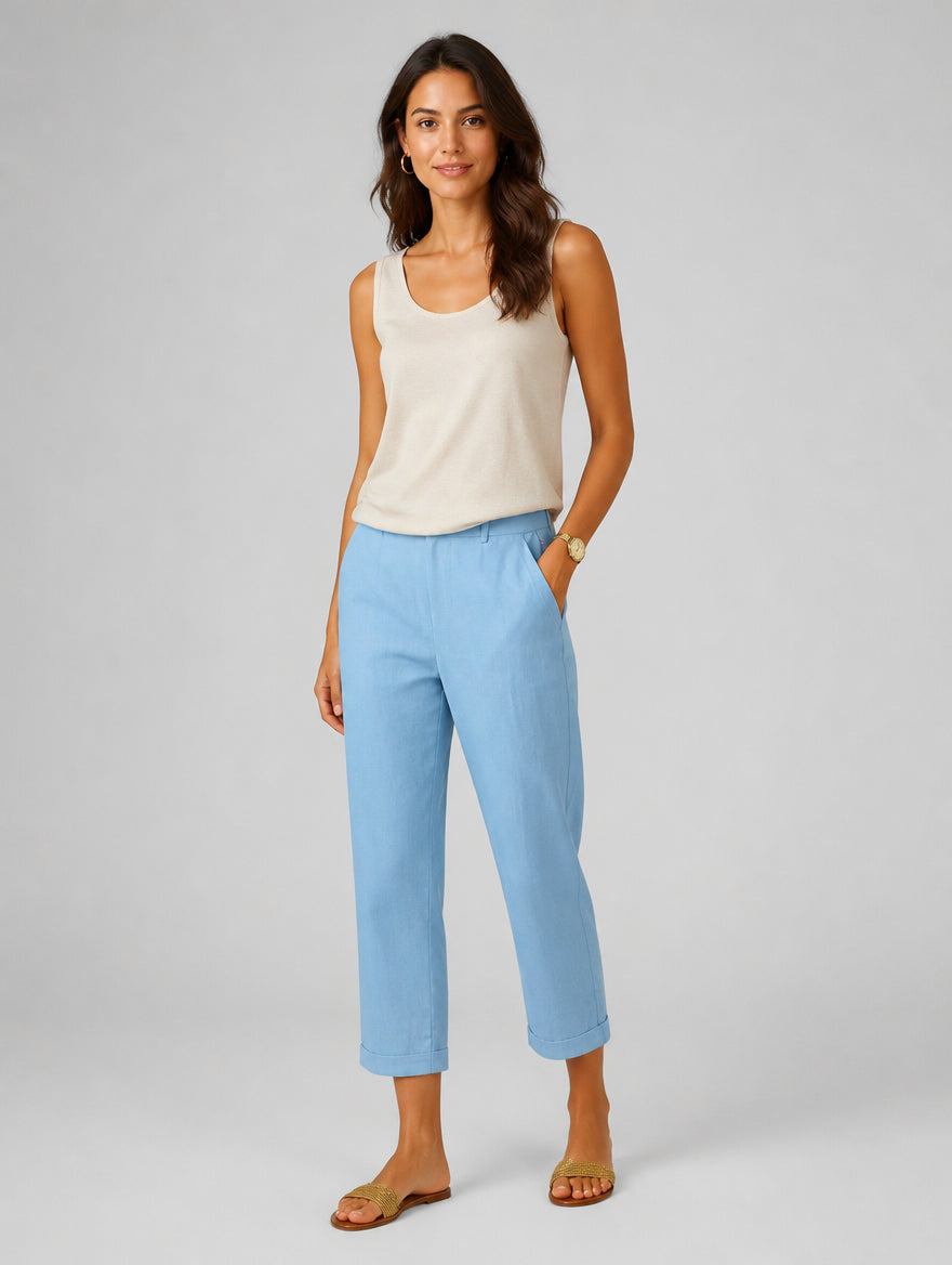 Women’s Lightweight Trousers – Relaxed Fit Casual Trousers