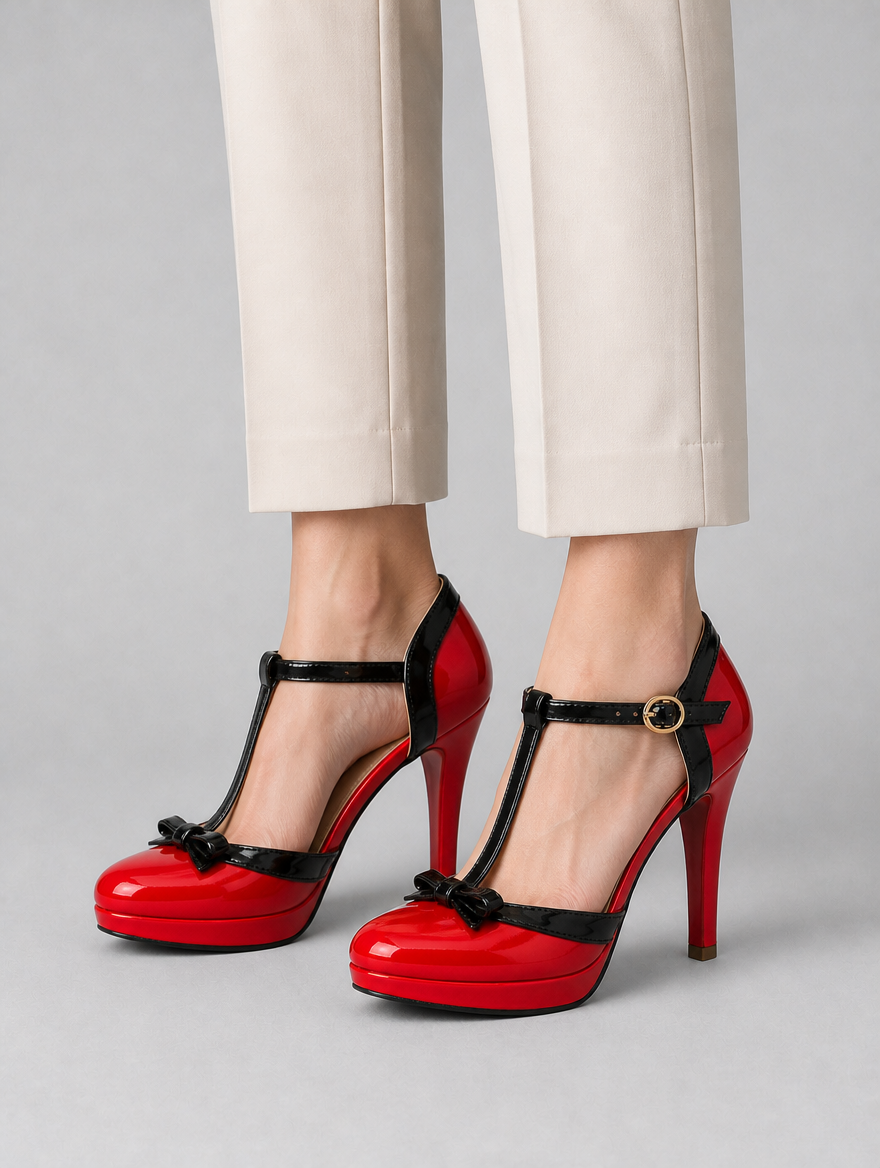 Women’s T-Bar Platform Heels