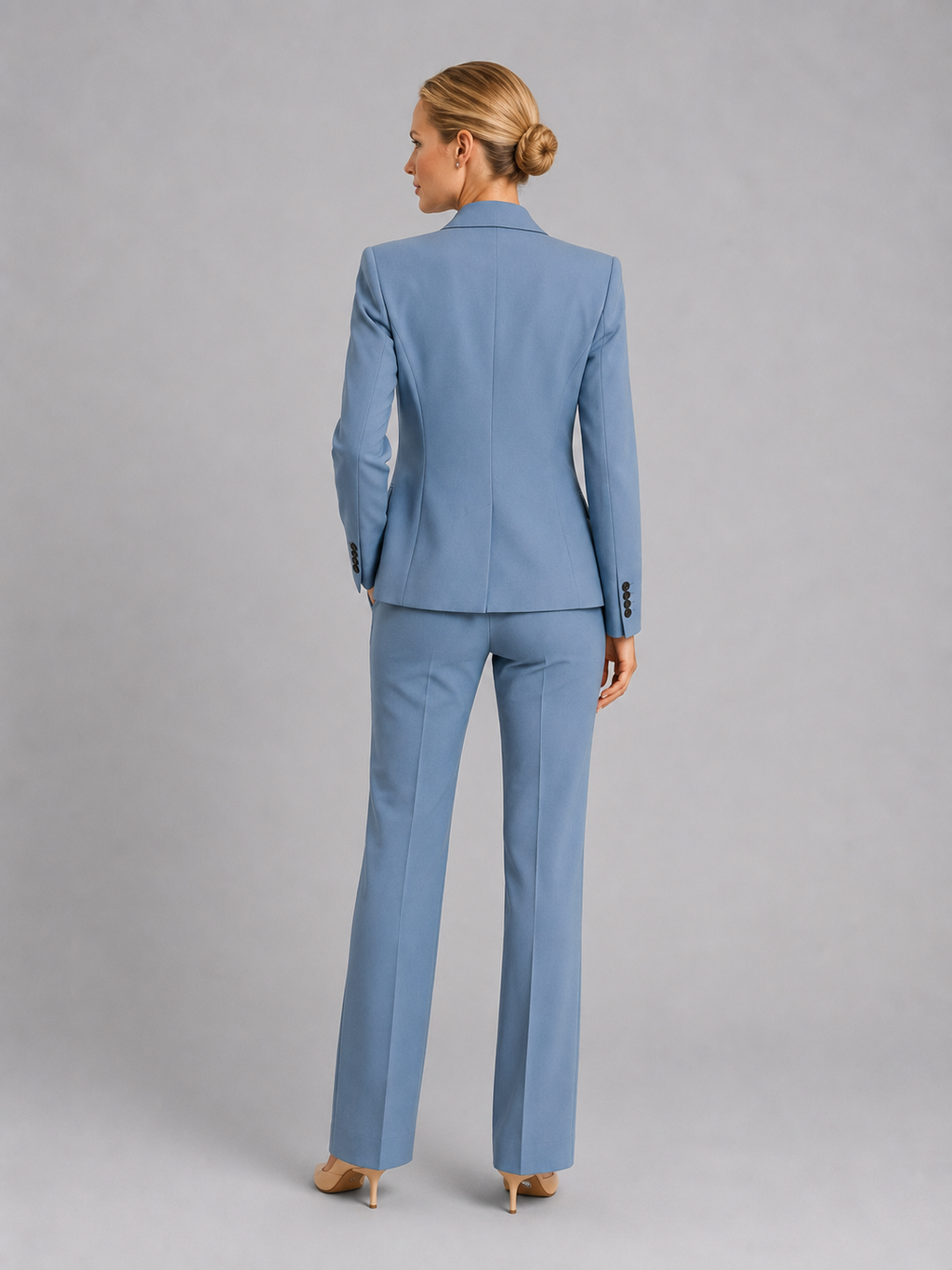 Women’s Tailored Blazer & High-Waist Trousers Set
