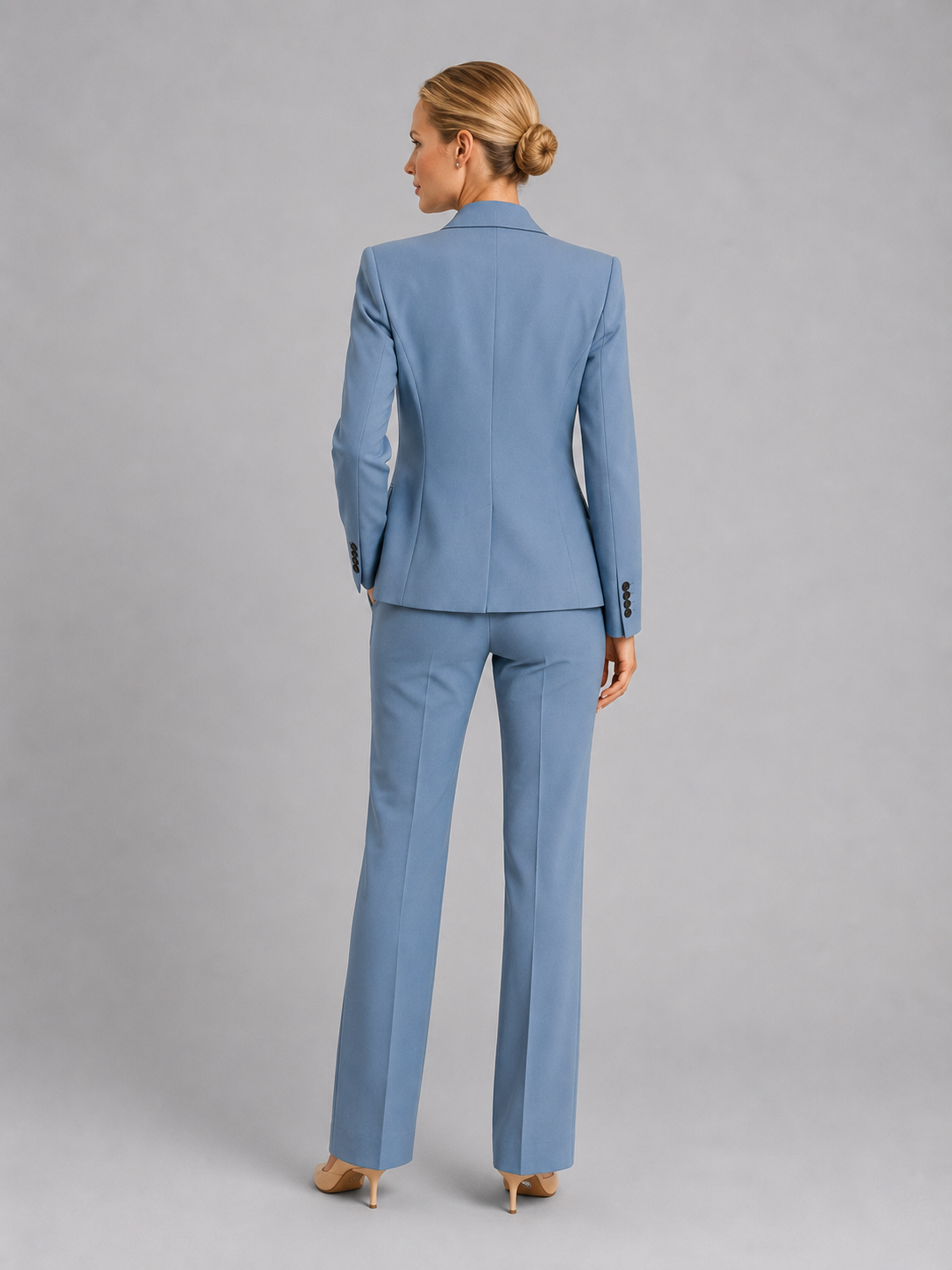 Women’s Tailored Blazer & High-Waist Trousers Set