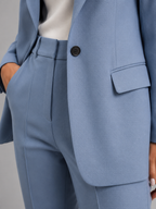 Women’s Tailored Blazer & High-Waist Trousers Set