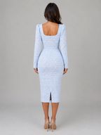 Women's Tweed Blazer & Midi Dress Co-Ord