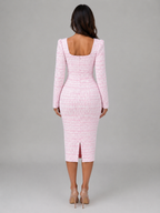 Women's Tweed Blazer & Midi Dress Co-Ord